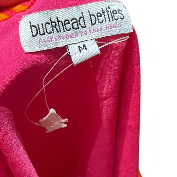 Buckhead Betties Vibrant Orange and Pink Wrap Skirt, Size M, NWOT - Picture 6 of 8